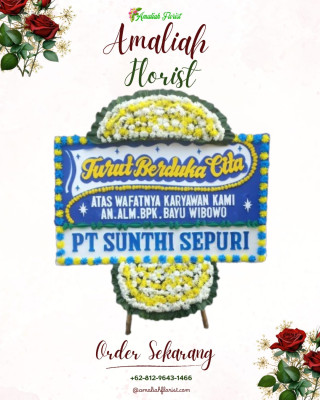 Papan Bunga Duka di Balingga