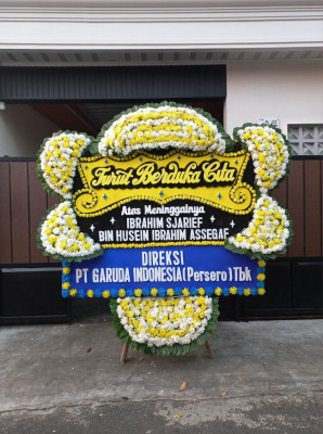 Papan Bunga Duka di Balingga